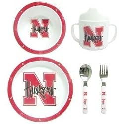 Nebraska Cornhuskers NCAA Children's 5 Piece Dinner Set by Duck House