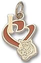 Houston Rockets "I Heart Logo" 1/2" Enamel Enamel Pendant