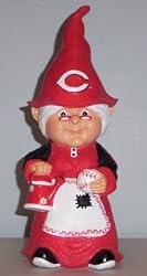 Cincinnati Reds 11 Inch Female Garden Gnome