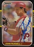 John Russell, Philadelphia Phillies Autographed Card