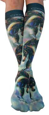Epona Black Fire Socks Pack Of 6 - BF-5101