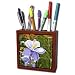 Bob Kane Photography Flowers - Blue Columbine (Colorado State Flower) - Tile Pen Holders-5 inch tile pen holder