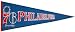 NBA Philadelphia 76ers Basketball Hardwood Classics Traditions Wool Pennant