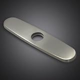 Buy 8 Kitchen Sink Faucet Hole Cover Deck Plate Escutcheon, Brushed Nickel by GHFaucet