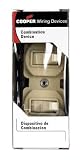 COOPER WIRING DEVICES 275V-BOX 3-WAY COMBINATION TOGGLE SWITCH