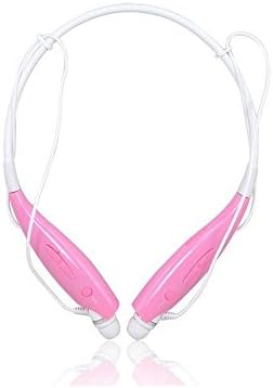 Coolker Sport Stereo Earbuds Headset Earphone Wireless Bluetooth for iPhone 6S LG G4 Samsung S6 HTC One Pink