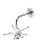 Present Time White Coat Hook