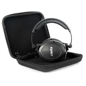 Comfort Travel Headphones w/ Active Noise Cancelling inc. Carry Case & Aeroplane Audio Kit