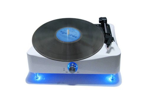 Childrens Toyshop  Electronics : TURNTABLE RECORD PLAYER USB VINYL TO MP3 PC BLUE LED
