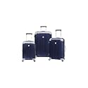 Travelers Choice  Malibu 3 Piece Hard Case Luggage Set Expandable