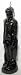 Black Male Hoodoo Image Candle (Hexing)