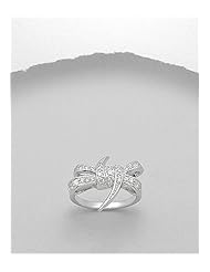 CZ Ring In 92.5 Sterling Silver