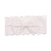 DZT1968(TM)Cute Infant Lace Big Bow Hair Band Baby Head Wrap Band Headband (White)