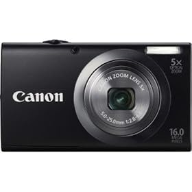 Canon Cameras PS A4000 IS 16MP Black