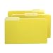 Pendaflex 1531/3YEL Pendaflex 2-Tone File Folders, 1/3 Cut, Top Tab, Legal, Light Yellow, 100/Box
