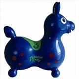 Gymnic / Racin' Rody Inflatable Hopping Horse, Blue