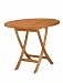 New Anderson Teak TBF035R 35 Round Bistro Folding Table High Quality Reasonable Price Modern Design