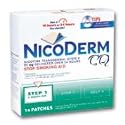NicoDerm CQ Smoking Cessation Aid Clear Patch with 21mg - 14 ea