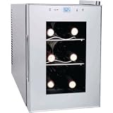 New High Quality HAIER HVTM06ABS 6-BOTTLE WINE CELLAR WITH ELECTRONIC CONTROLS (SILVER) (ELECTRONICS-OTHER)