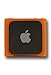 Premium Orange Soft Silicon Gel Skin Case Cover for the Apple iPod Nano 6 Gen