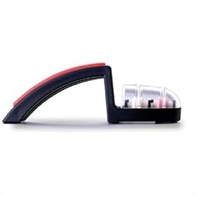 Shinkansen 'Water' Sharpener - Black and Red