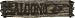 Saloon Sign Weathered Western Wood Cast Iron Look Bar