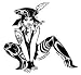 Charm School Art - Punky Pirate - Sticker / Decal