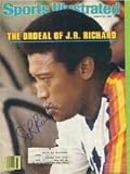 J.R. Richard Autographed/Hand Signed Sports Illustrated Magazine (Houston Astros)