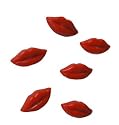 Sunday Magnet Lips Lippen rot 6 Stück