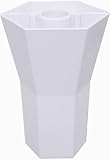 BRELLA VASE - 10 inch - Opaque - Cottage White - Patio Umbrella Vase