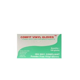 Saville VG201FL Large Vinyl Powder Free Gloves