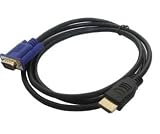 VGA / SVGA to HDMI Cable - Gold Plated - AAA Products - 12 Month Warranty