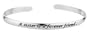 Sterling Silver "A Sister Is A Forever Friend" Cuff Bracelet