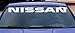 Nissan Windshield Banner White 40