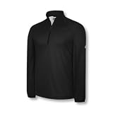 Adidas 2008 Men's ClimaProof Half-Zip Golf Wind Shirt - Black / Sterling - 991233