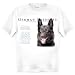 German Shepherd BLACK Human Trainer Adult T Shirt