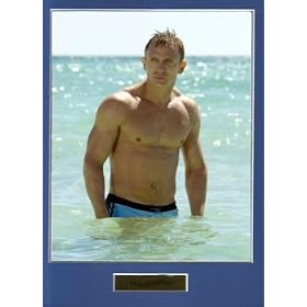 Daniel Craig High Quality Movie Mounted Photo Print