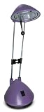 Lilac Halogen Desk Lamp with Integrated Switch Button