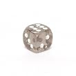Translucent 12mm d6 Smoke w/White Pipped Dice