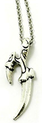 You Accessorize Burnished Silver Tone Vintage 2 Claw Eagle Talon Pendant Necklace 16"