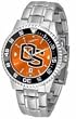 Oregon State Beavers Competitor AnoChrome Men's Watch with Steel Band and Colored Bezel