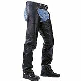 Rebel Ryder Premium Solid Leather Motorcycle Chaps