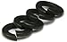 18-8 Stainless Steel Black Oxide Lock Washer Split Ring - #10 (0.200 ID x 0.334 OD x 0.047 Thick) - Qty 250