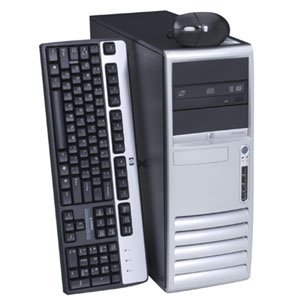 Fast HP DC7600 Desktop Computer Tower Pentium 4 HT 3.4Ghz 2GB/80GB/DVDRW Keyboard/Mouse/Recovery CD included