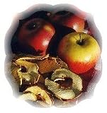 Dried apples 4 oz bag, Apple slices are dried without any sulphur dioxide. The dried apples are Grade A-1 fancy (restaurant quality) with a wonderful flavor. Dried Apple slices are an excellent snack that is high in fiber. See other Dad's Jekry Products.