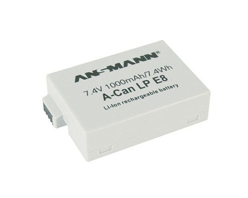 Ansmann 5044853 A-Can LPE8 Li-Ion Digitalkamera Akku 7,4V / 1000mAh f&uuml;r Canon Digitalkamer Preisvergleich