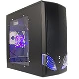11-Bay ATX Window Case w/480w Power Supply (Black)