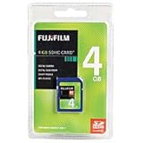 Fujifilm 4 GB Class 6 SDHC Flash Memory Card