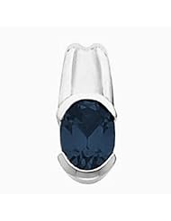 14K White Gold Oval Cut Sapphire Pendant -- LIFETIME WARRANTY