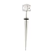 FAKE STRETCHER WITH CRYSTALS (WHITE) Gauge: 16 Sold as a Single Unit